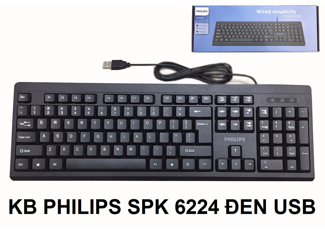 BÀN PHÍM PHILIPS SPK-6224