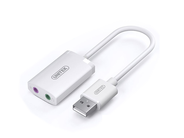 Cáp USB -> Speaker Out + Mic In UNITEK U207AWH