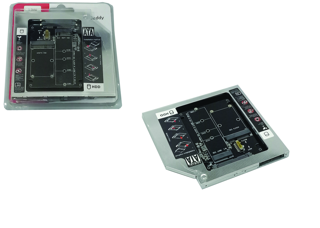 HỘP ĐỰNG Ổ CỨNG HDD CADDY M.2 2.5 9.5MM NHÔM