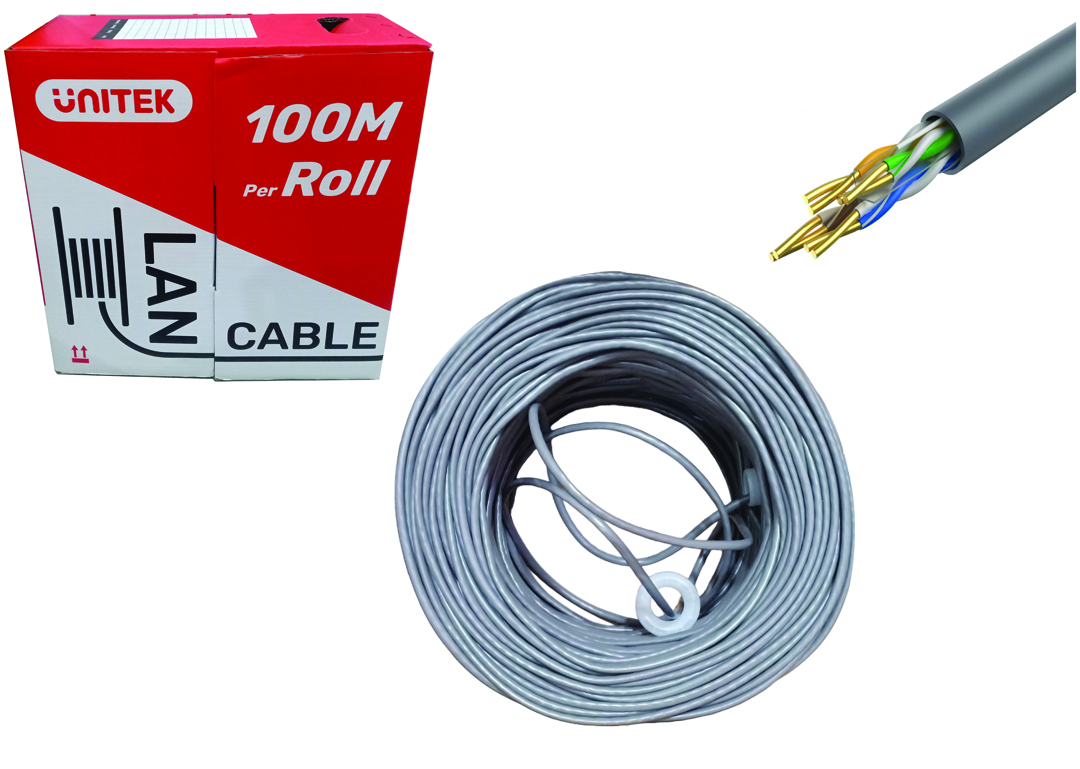 Cáp cuộn UTP Cat5 UNITEK C18128AGY C18129AGY