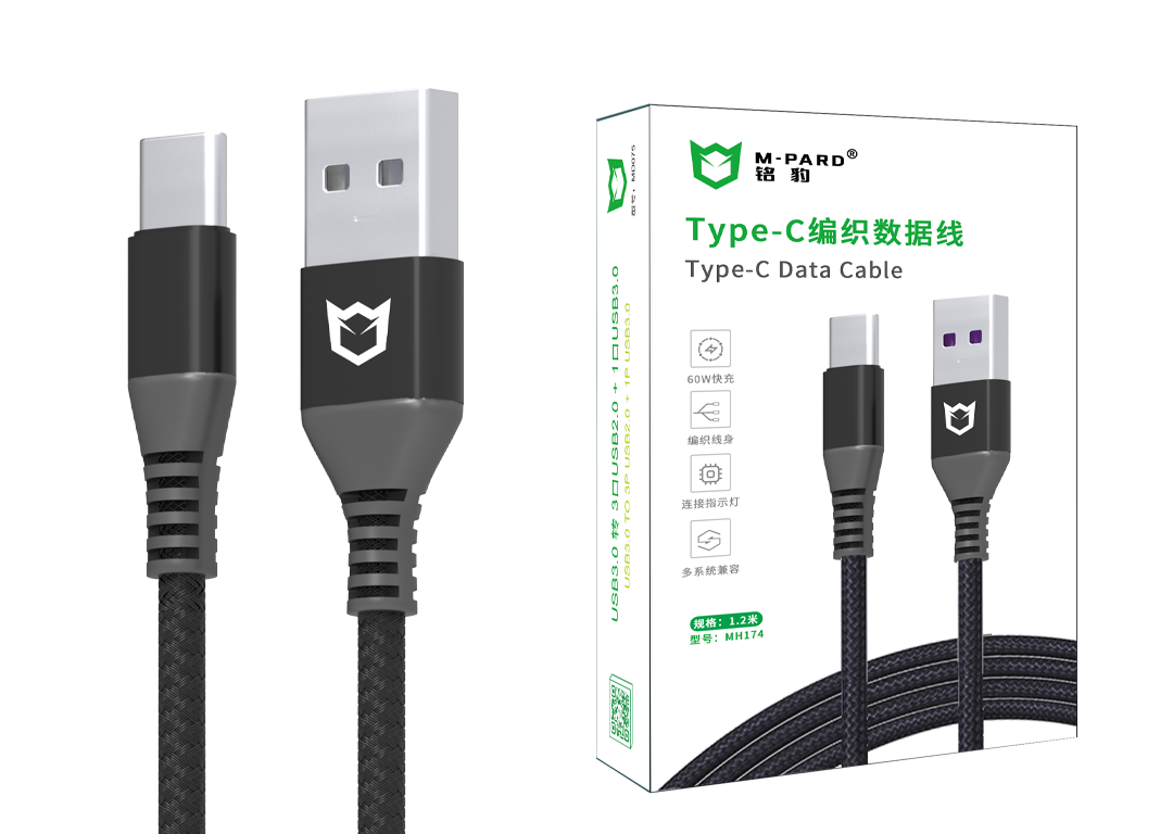 Cáp chuyển đổi M-PARD USB ra cổng Type-C dài 1.2m M-PARD MH174