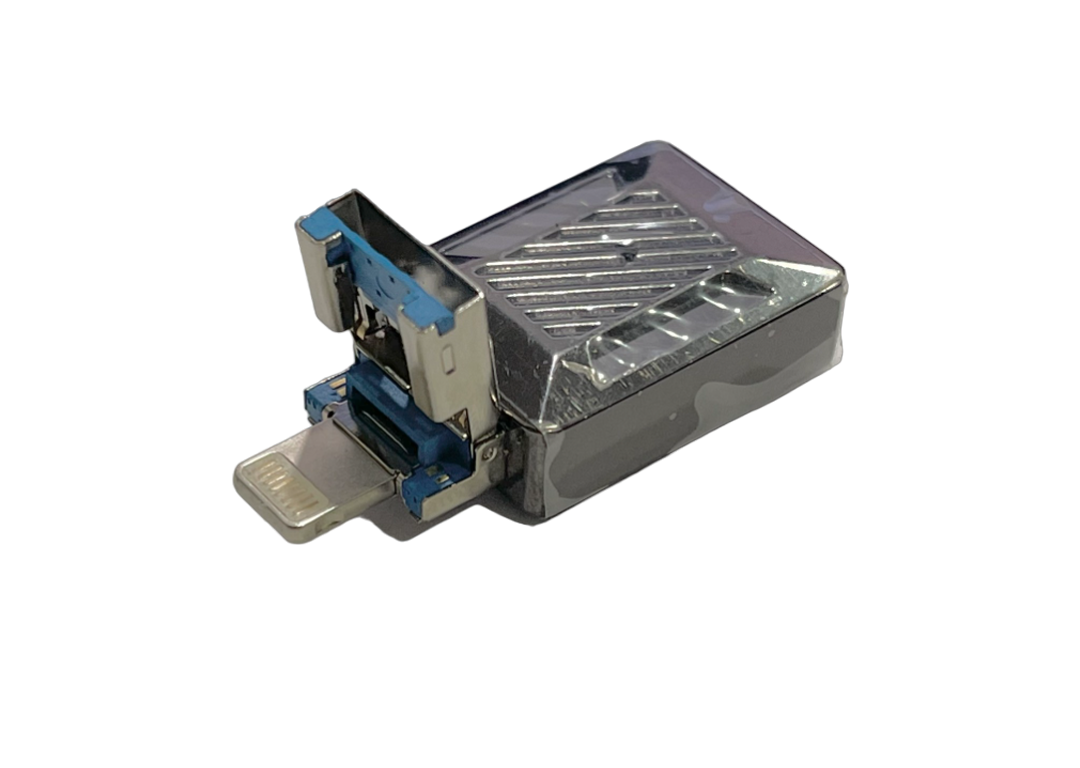 Đầu chuyển đổi USB+Lightning 2in1 -> Type-C OTG CF/AMLM-OTG