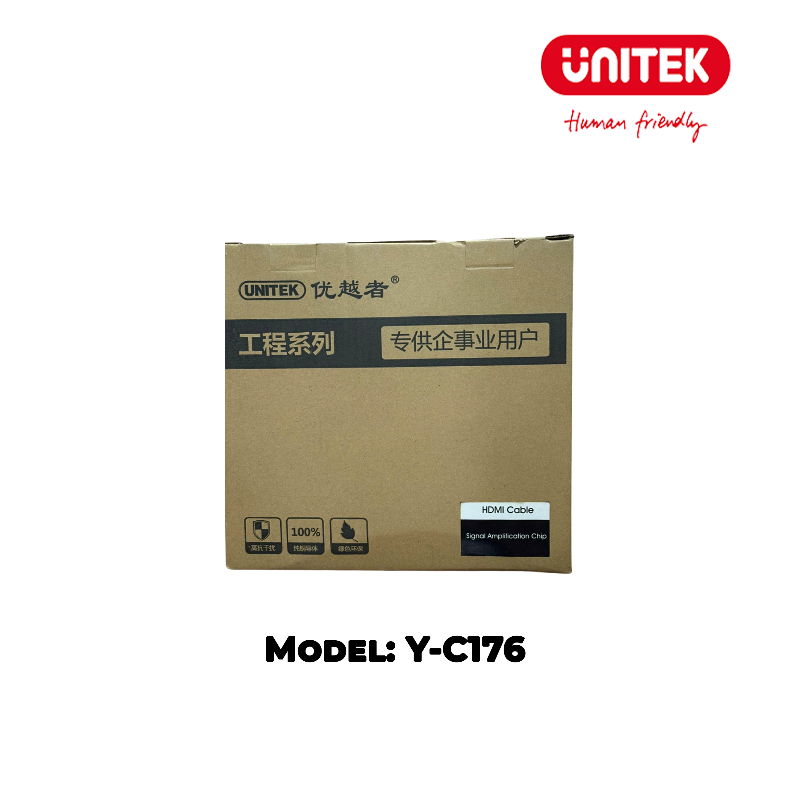 Cáp HDMI 1.4/4K 70m UNITEK Y-C176