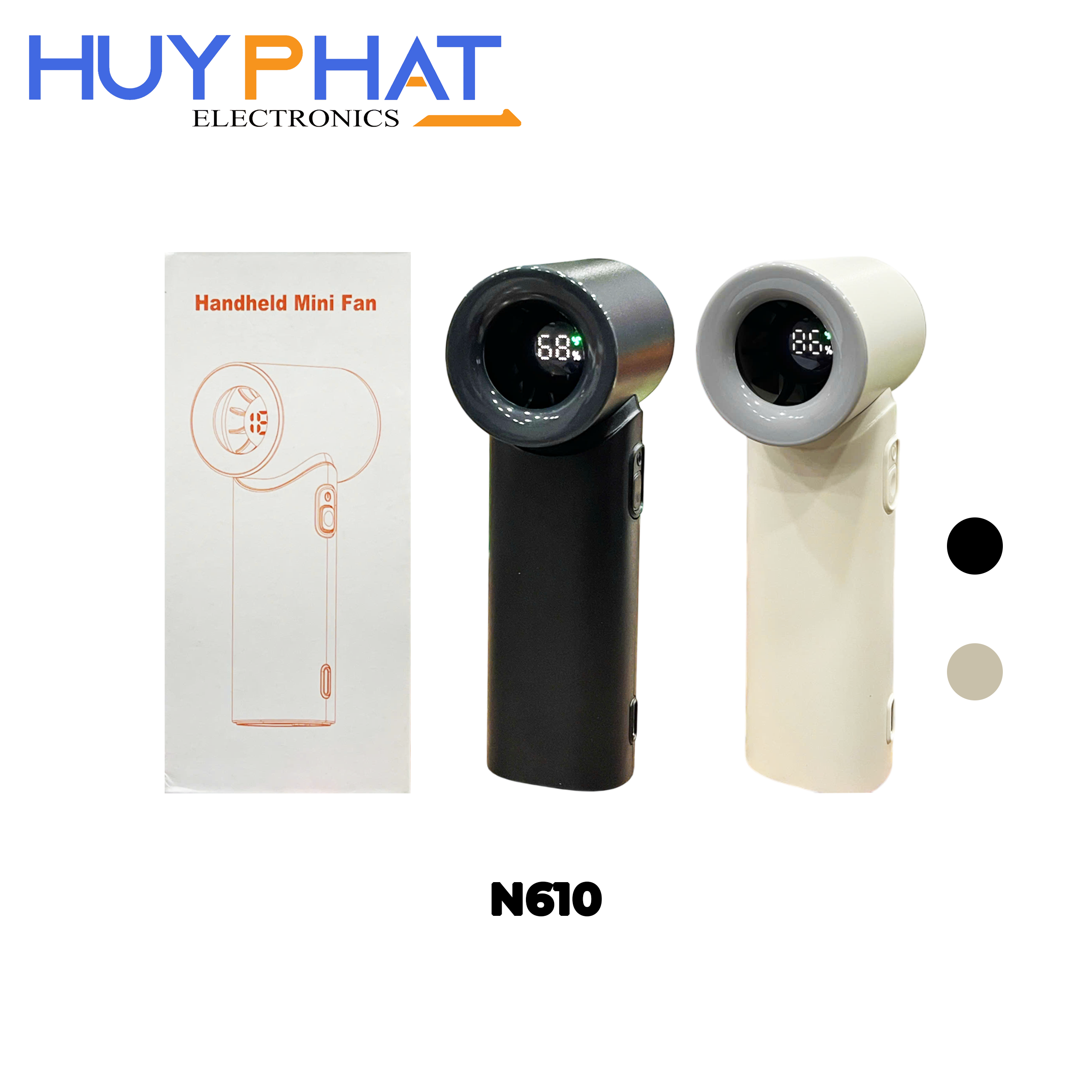 Quạt mini cầm tay 2 màu N610