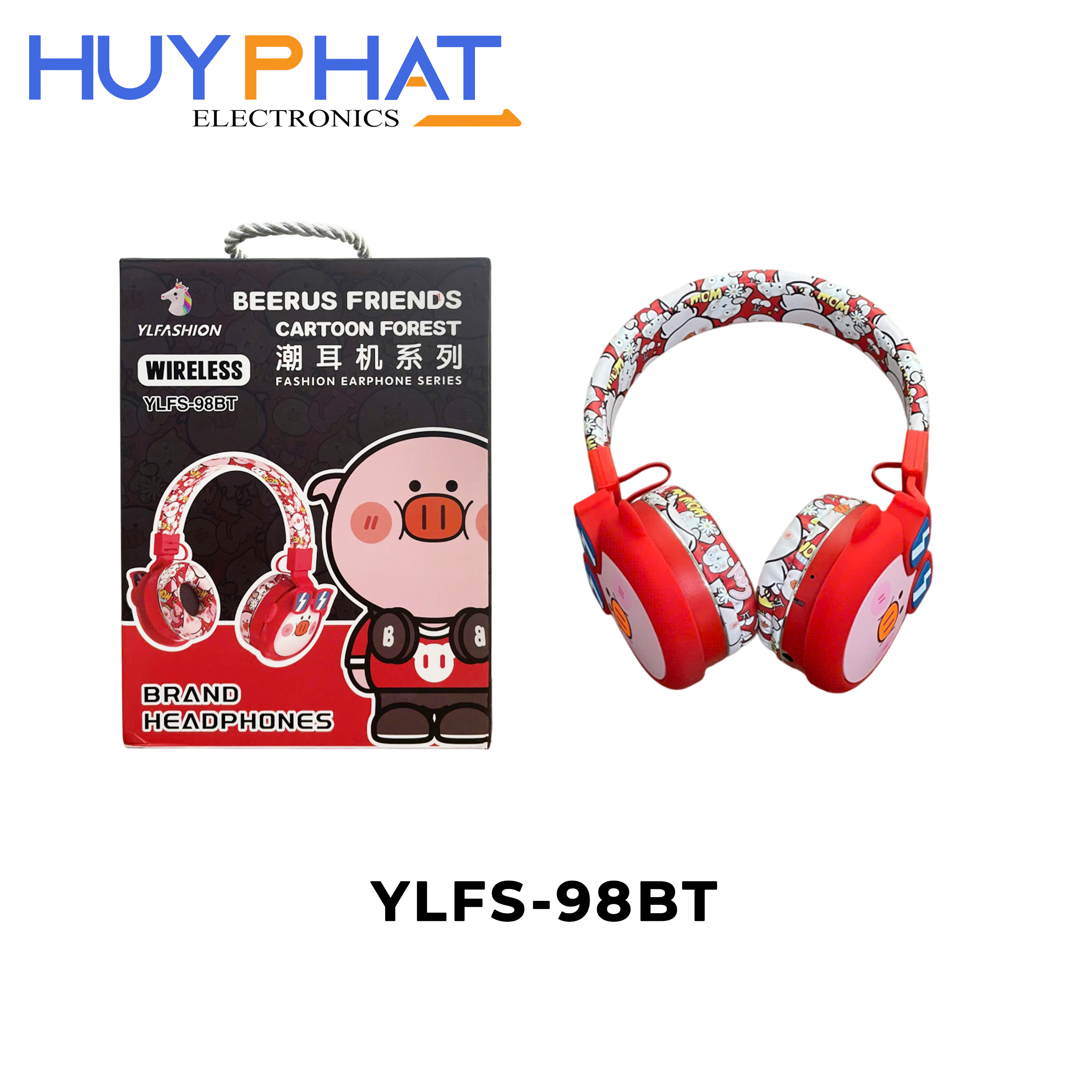 Tai nghe BT/TF PIGGY YLFASHION YLFS-98BT