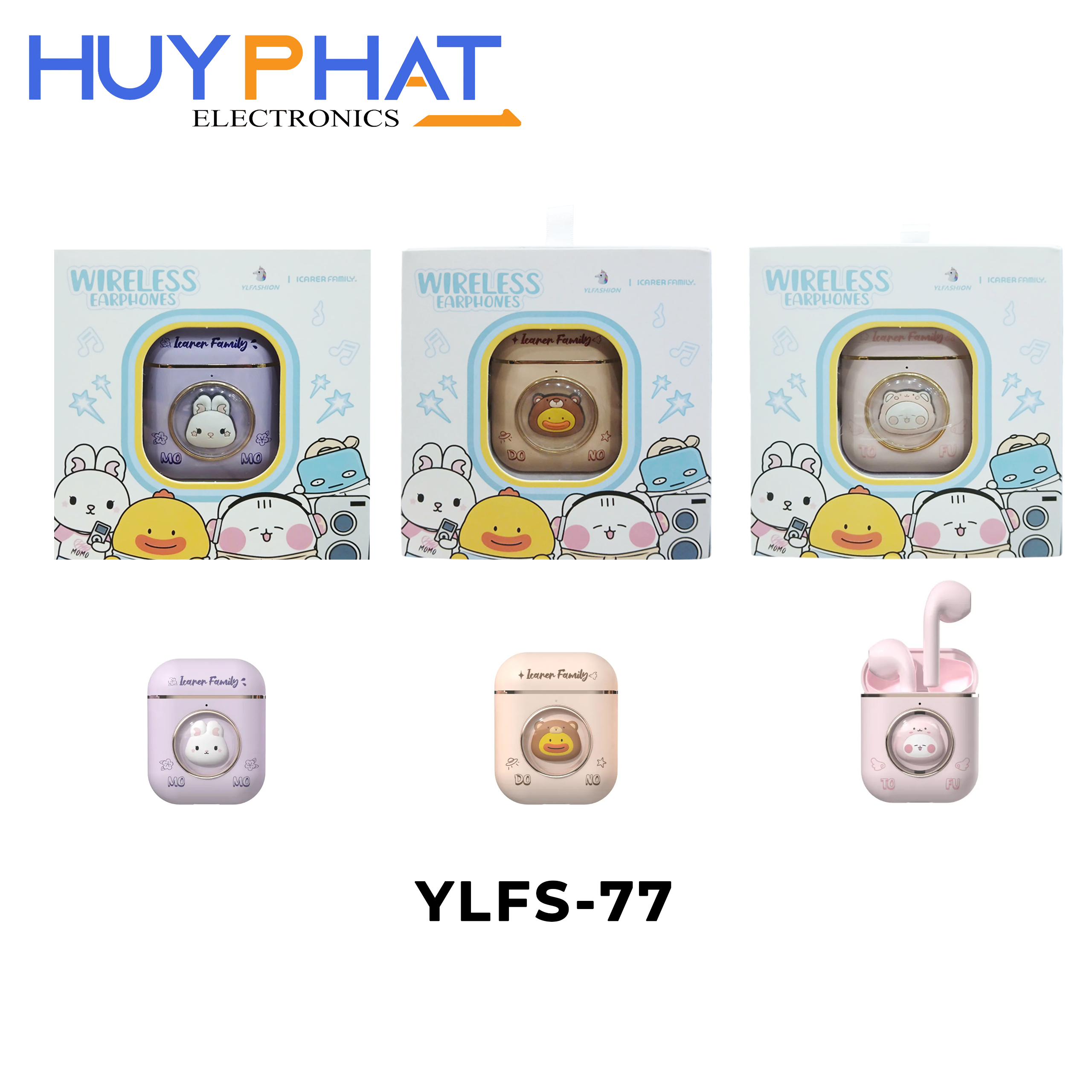 Tai nghe BT5.3 đủ màu YLFASHION YLFS-77