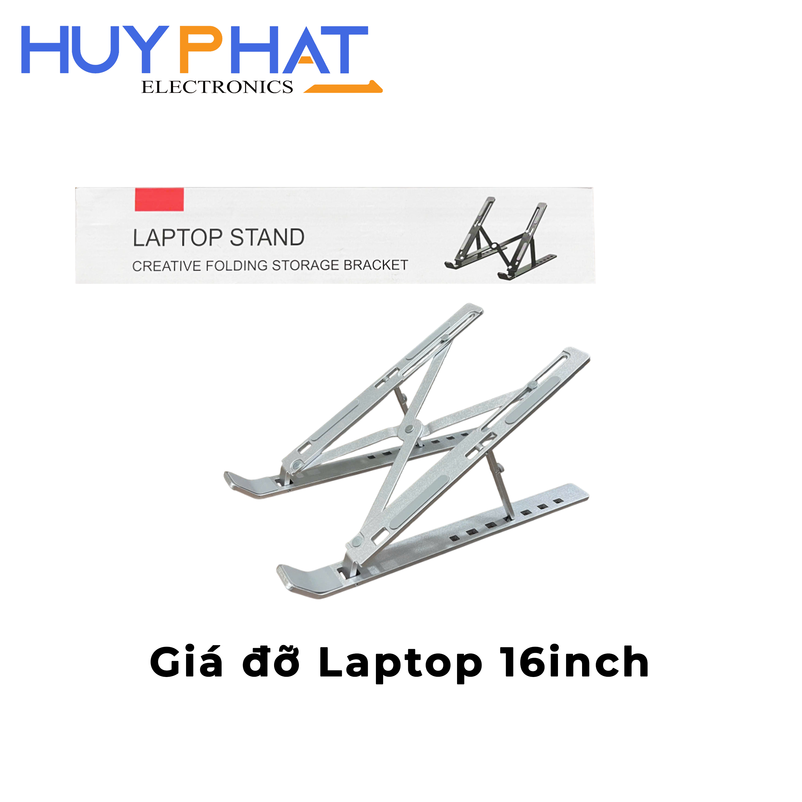 Giá đỡ Laptop 16inch nhôm màu bạc mới
