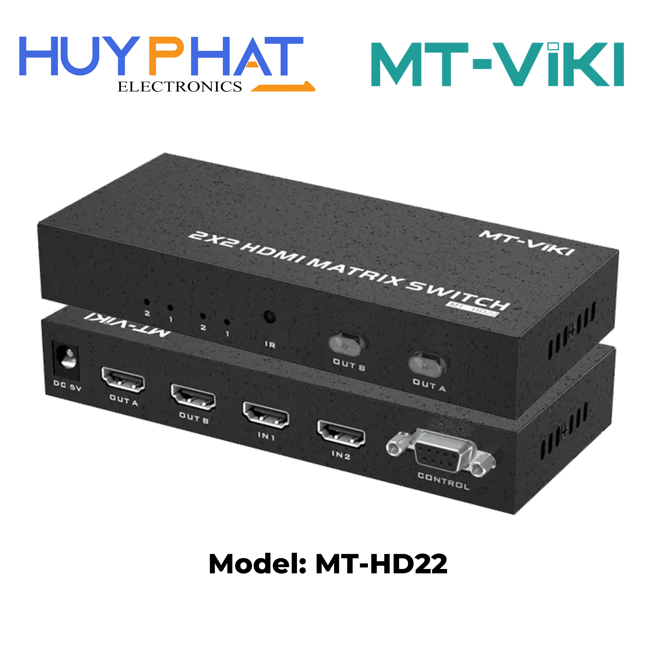 Bộ chuyển mạch HDMI Matrix Switch 2 In 2 Out MT-VIKI MT-HD22