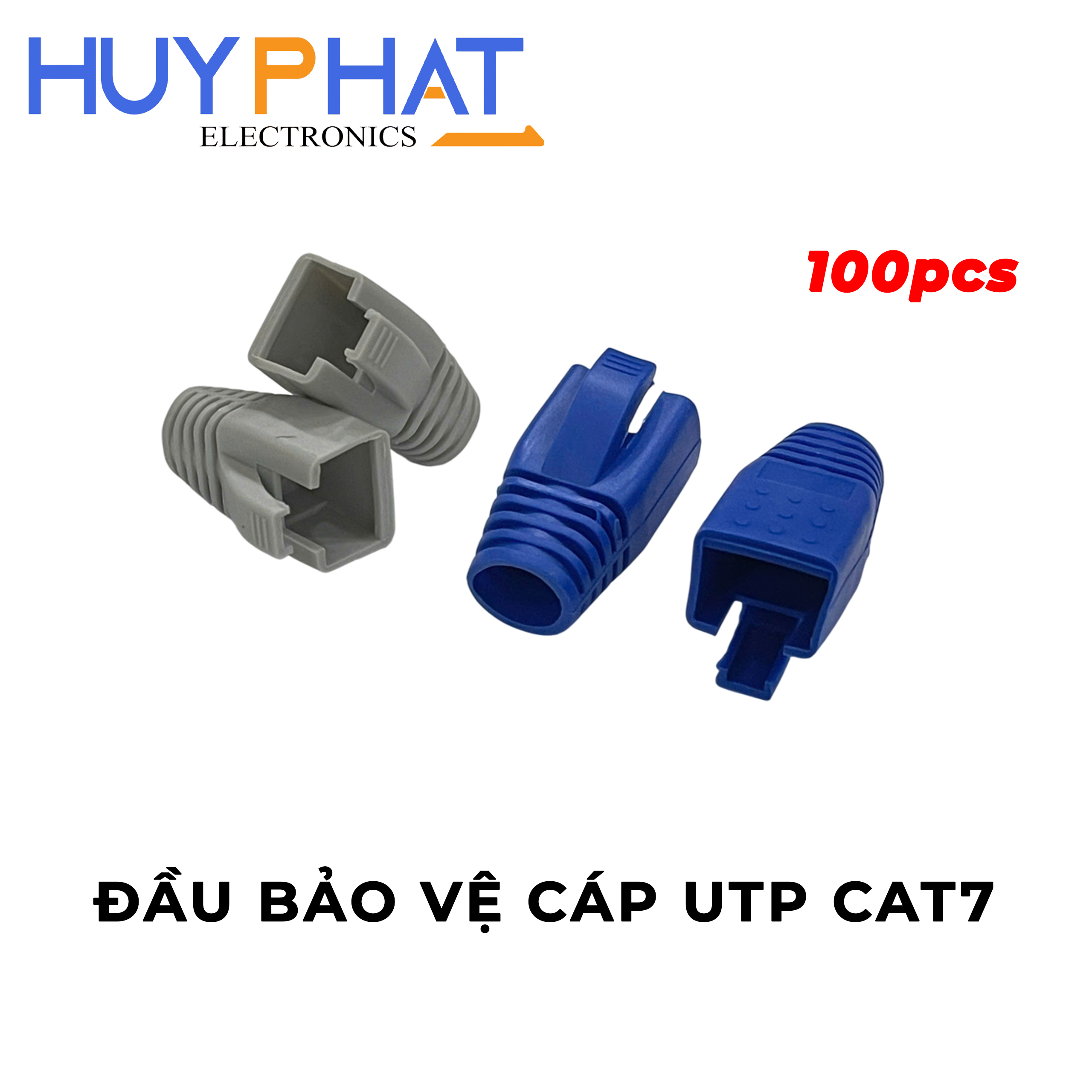 Đầu bảo vệ cáp mạng UTP Cat7 màu xanh | xám