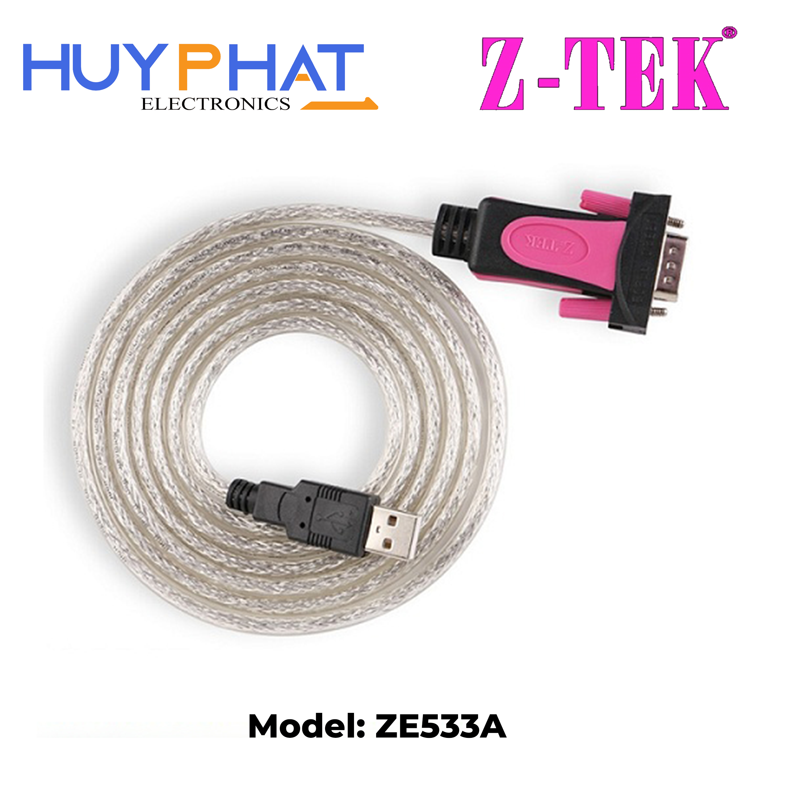 Cáp USB 2.0->Com 9K 1.8m ZTEK ZE533A