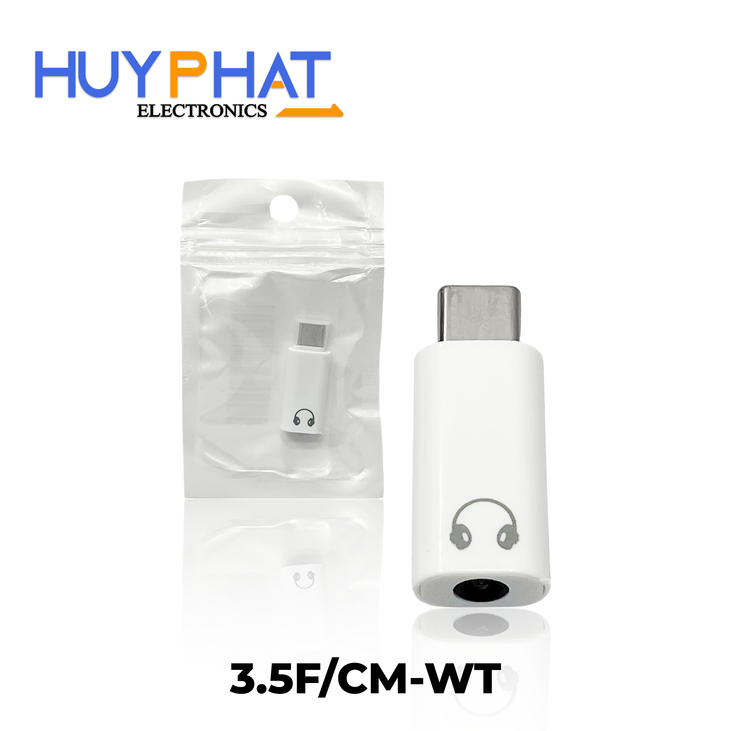 Đầu đổi Type-C -> Tai nghe 3.5mm Purple 3.5F/CM-WT