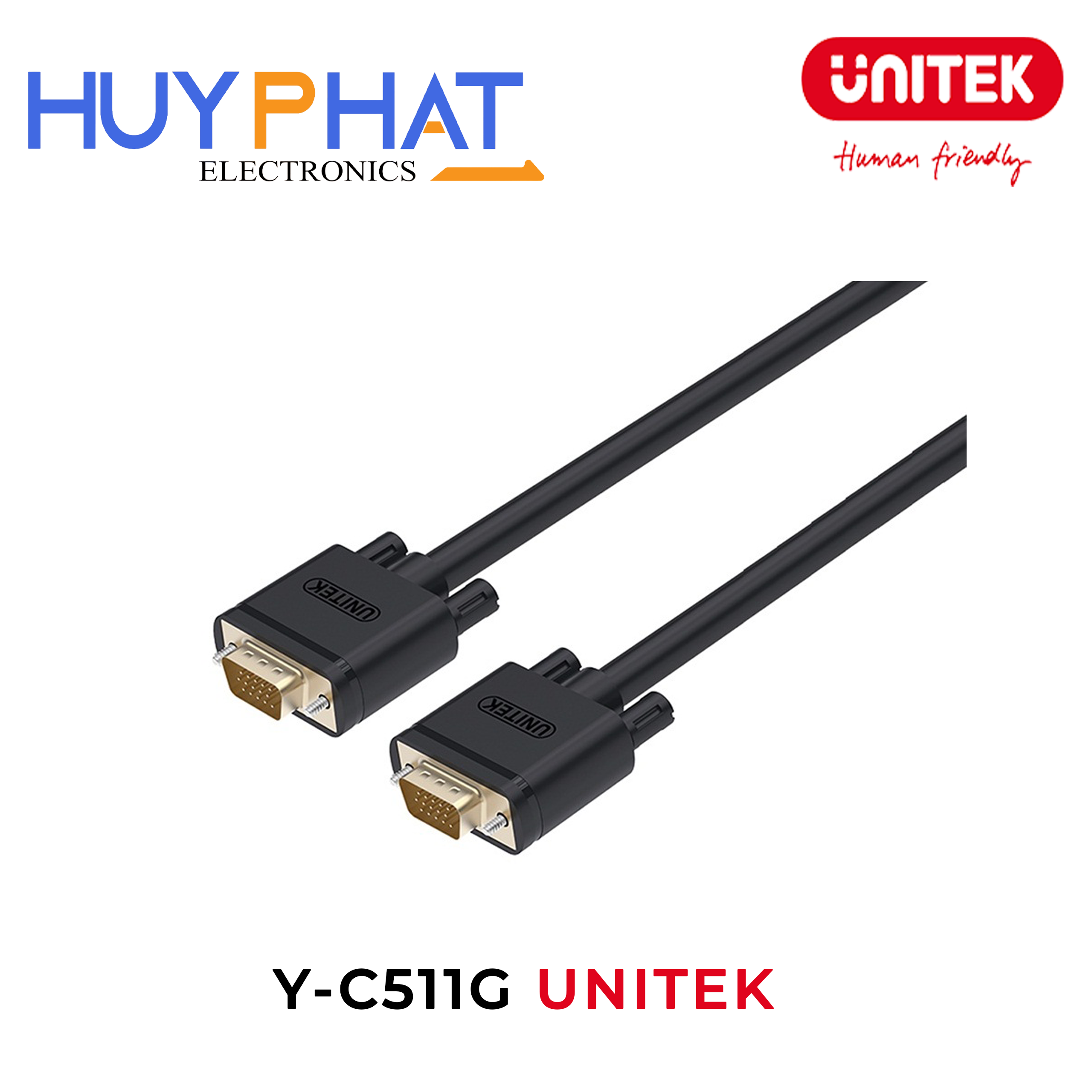 Cáp VGA 1080p@60Hz dài đến 30M UNITEK Y-C511G