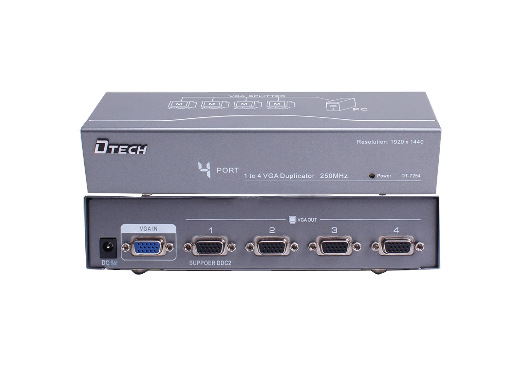 Multi VGA LCD 4-1 250Mhz DTECH DT-7254