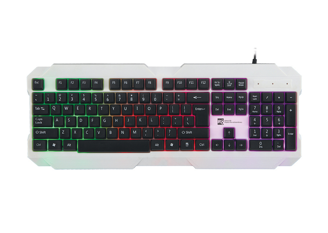 Bàn phím có dây Led R8 KB-1823