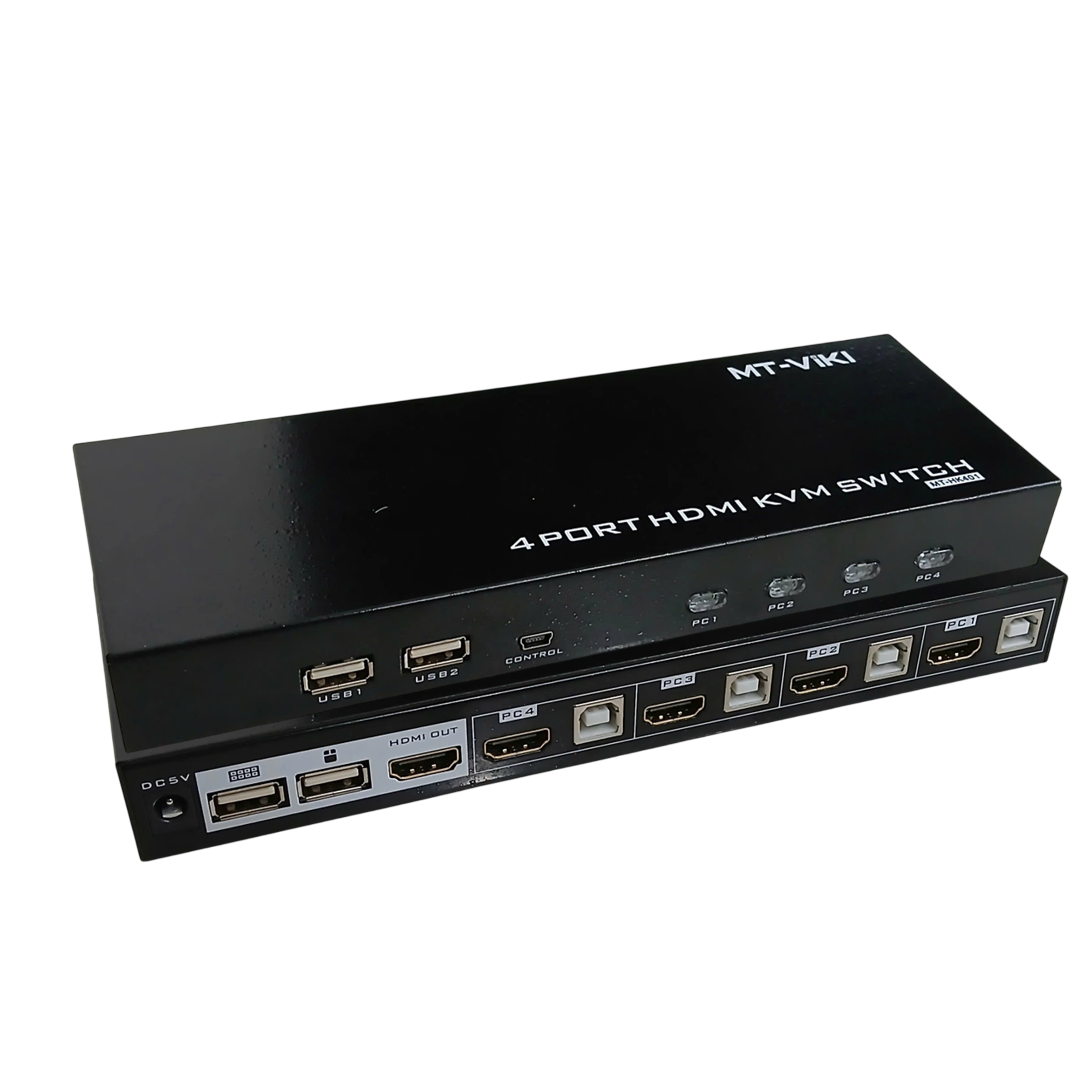 KVM Switch HDMI 4K MT-VIKI: Giải Pháp Điều Khiển Song Song 2 Máy Tính Bằng 1 Bộ Phím Chuột Màn Hình Không Trễ