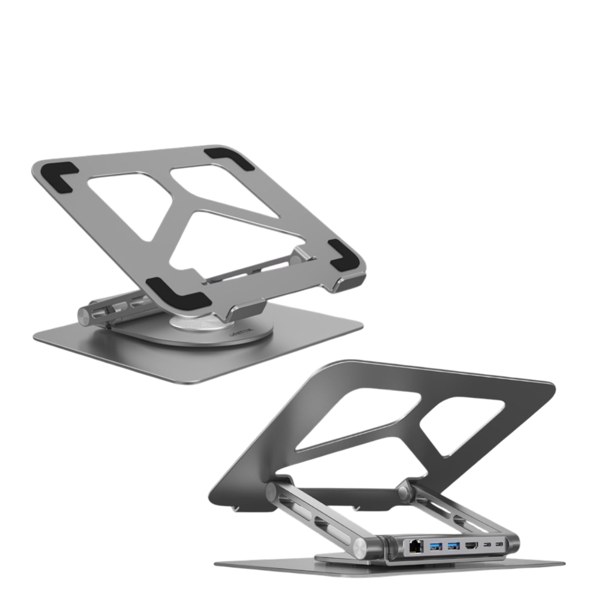 Giá đỡ Laptop xoay 360° kèm hub Type-C có thể tháo rời UNITEK D1109A