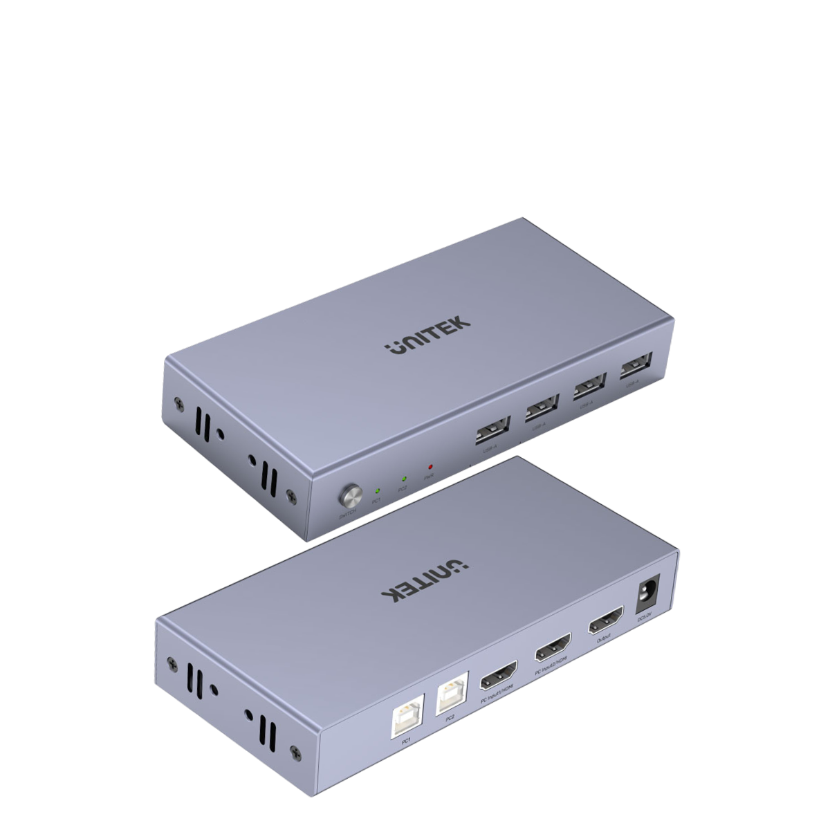 Bộ gộp HDMI KVM 4K@60Hz 2 ra 1 UNITEK V307A
